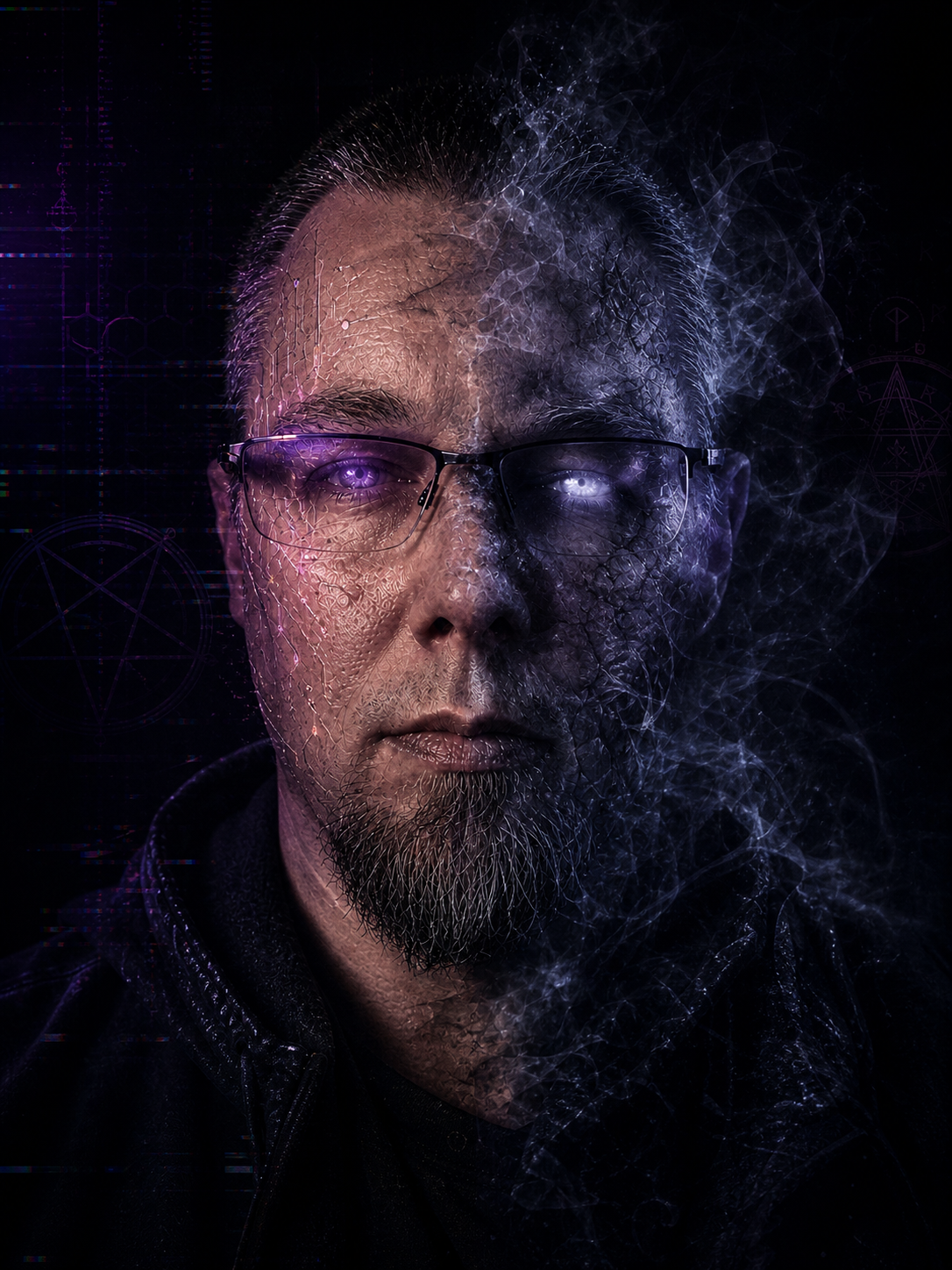 Portrait artwork of M.K. Static